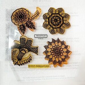 My Acrylix Antique Lace Stamps